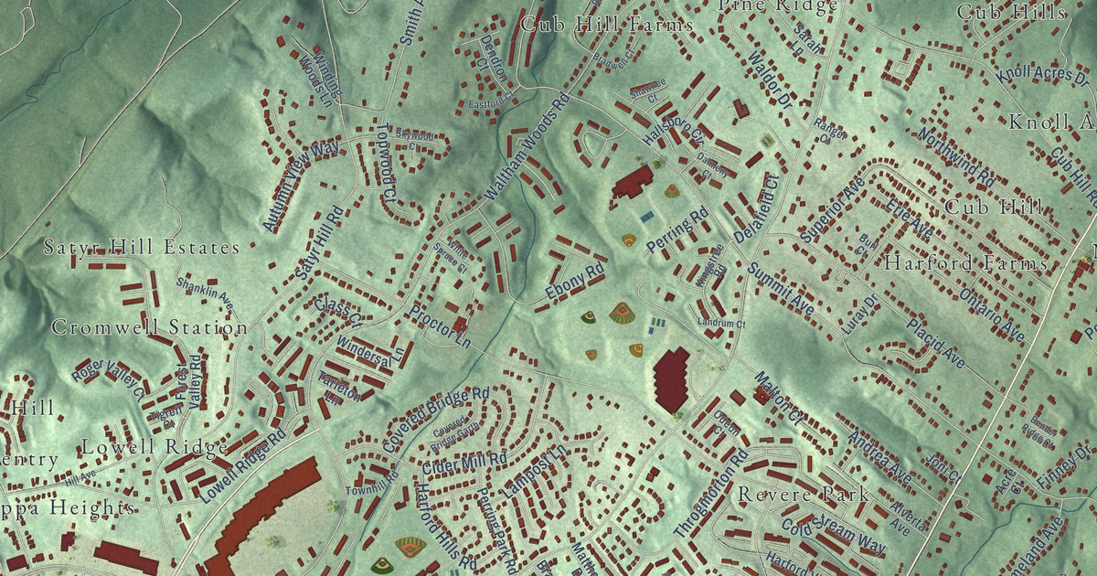 Map of Carney, Maryland in 2026