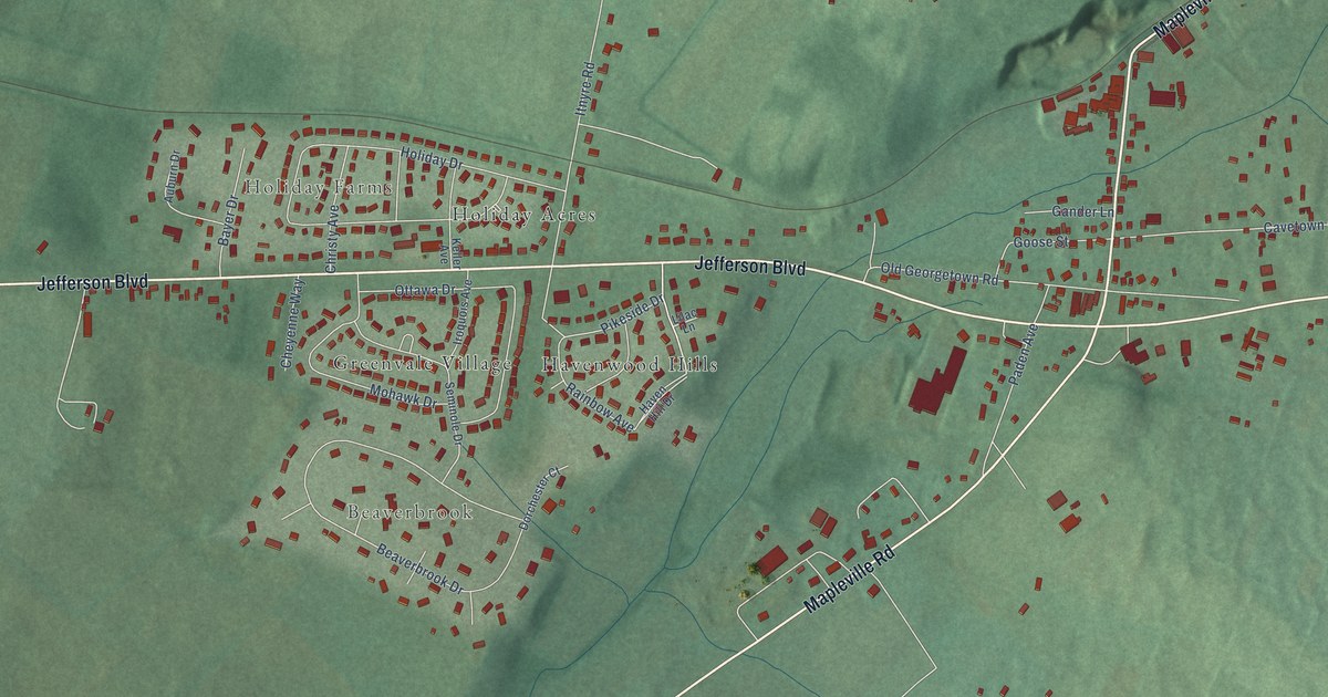 Map of Cavetown, Maryland in 2026