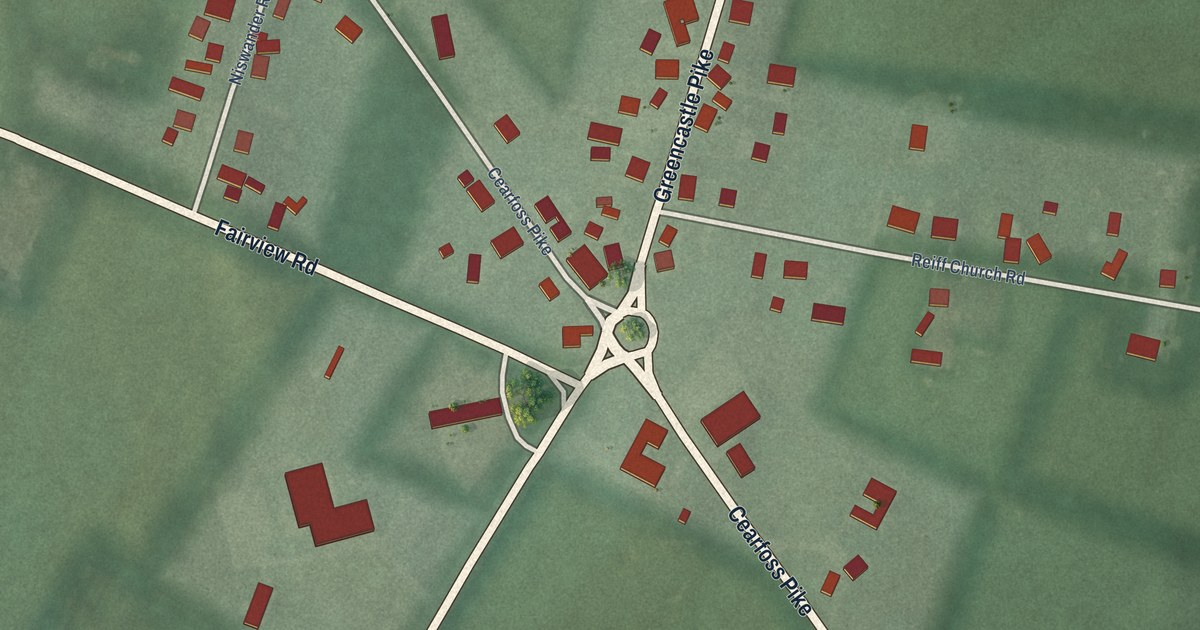 Map of Cearfoss, Maryland in 2026
