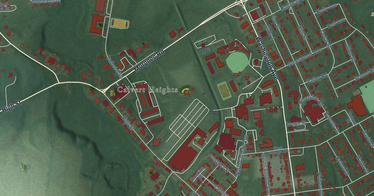 Map of Chestertown, Maryland in 2026