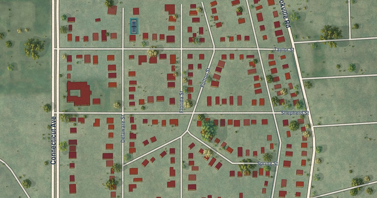 Map of Chevy Chase Section Three, Maryland in 2026