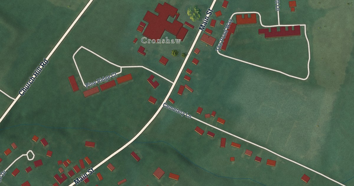 Map of Church Hill, Maryland in 2026