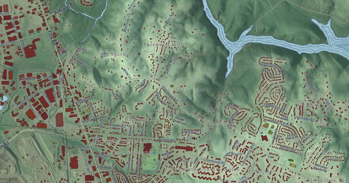 Map of Cockeysville, Maryland in 2026