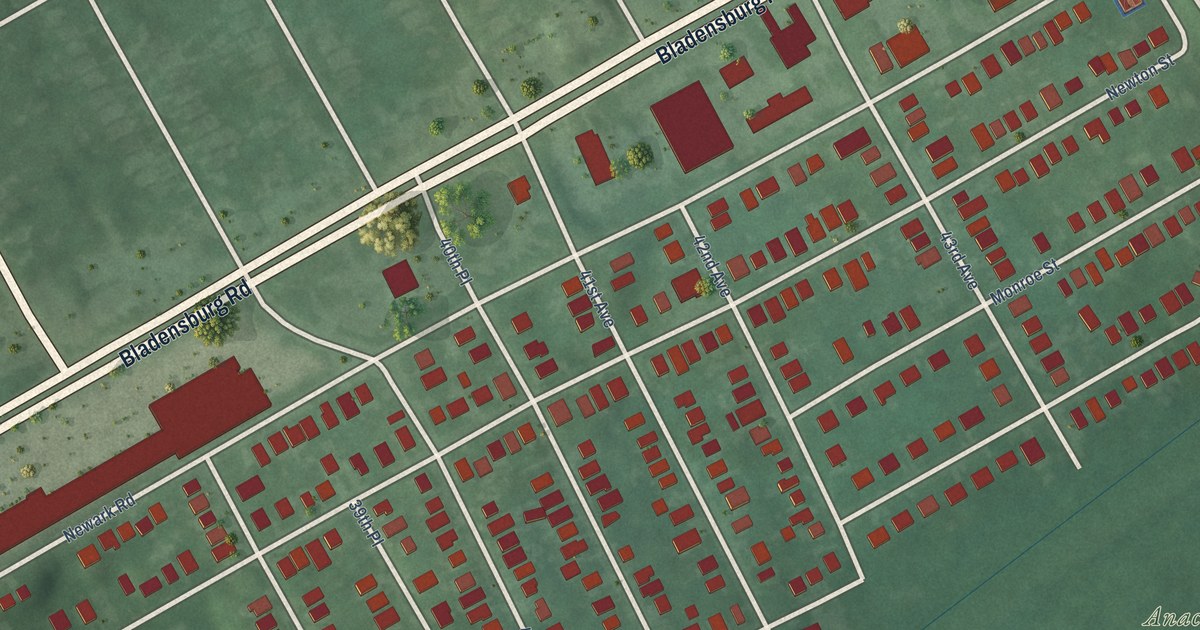 Map of Colmar Manor, Maryland in 2026