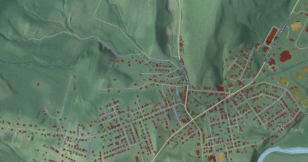 Map of Cresaptown, Maryland in 2026