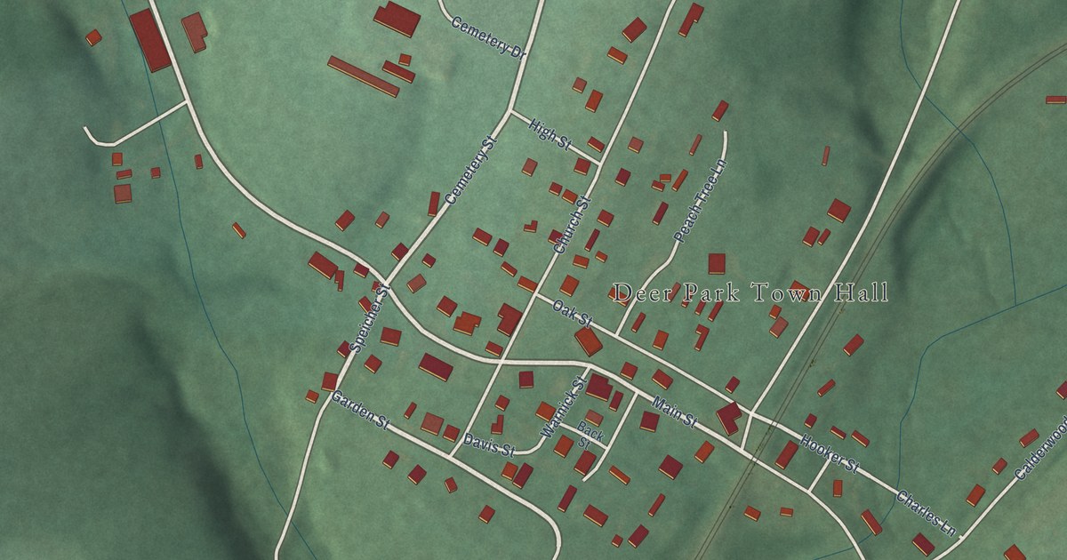 Map of Deer Park, Maryland in 2026
