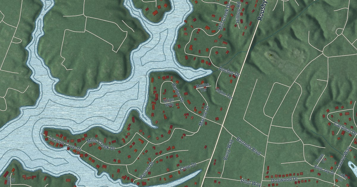 Map of Drum Point, Maryland in 2026