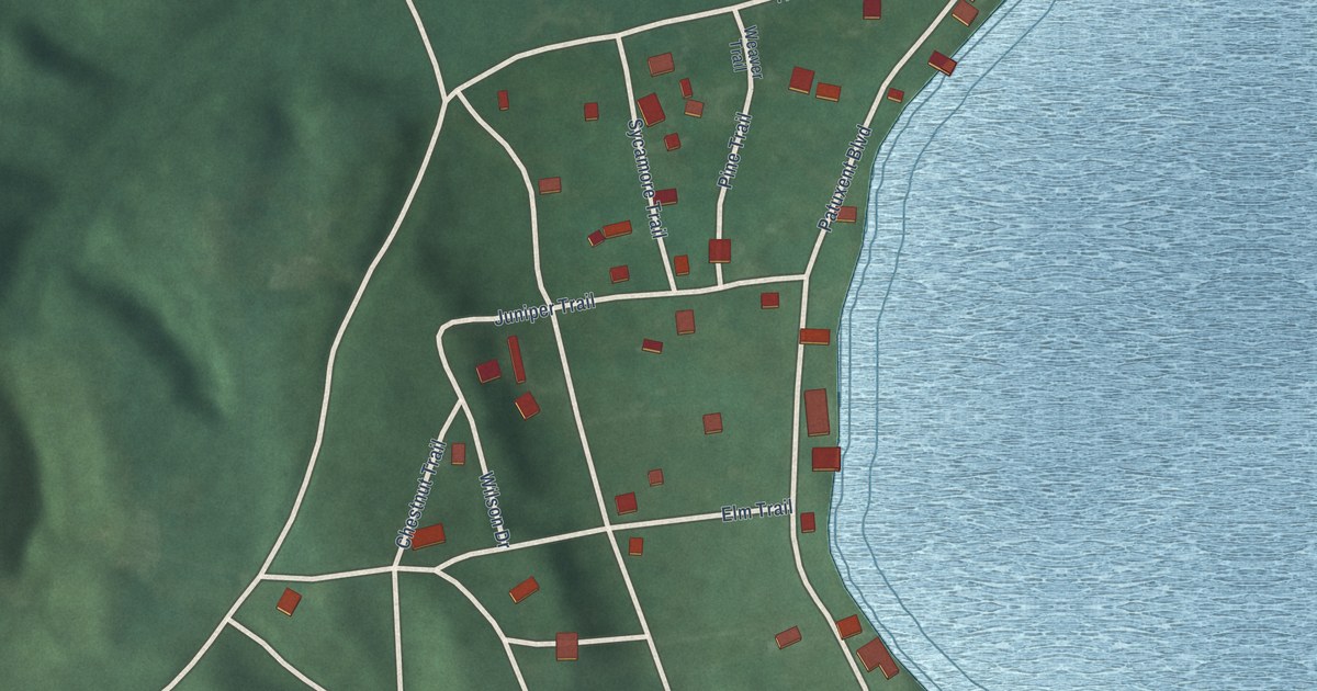 Map of Eagle Harbor, Maryland in 2026
