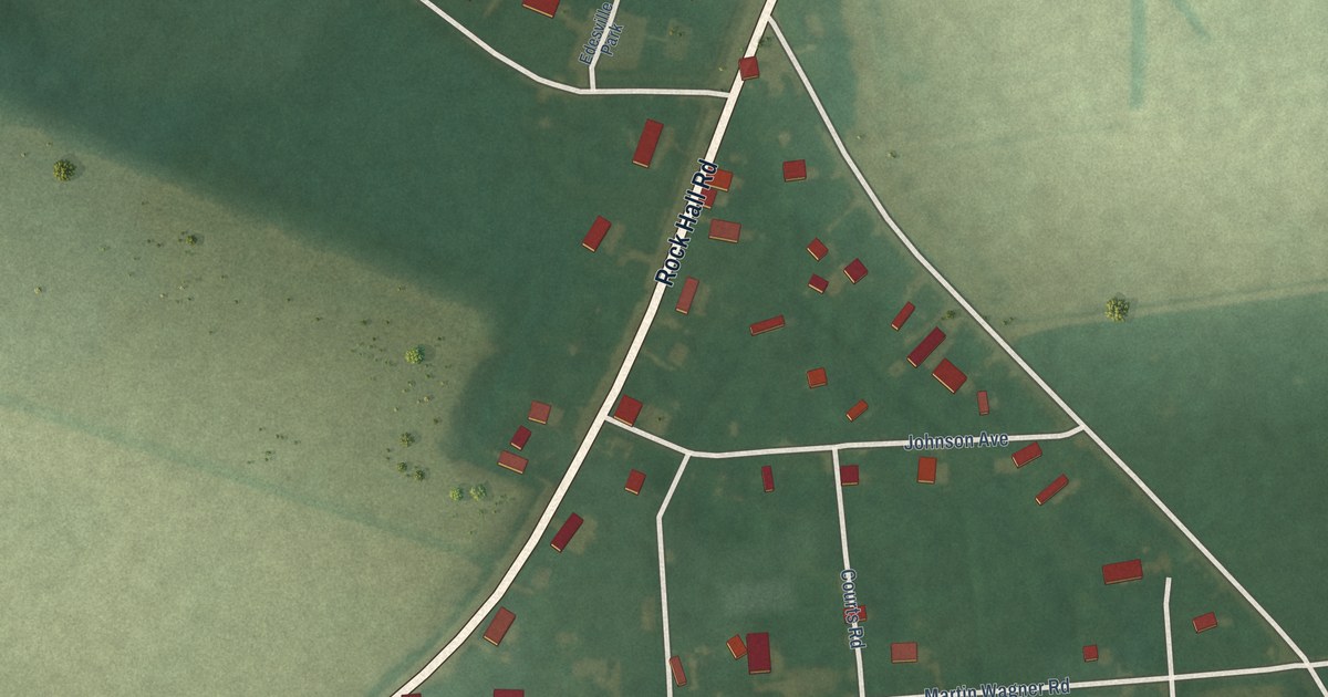 Map of Edesville, Maryland in 2026