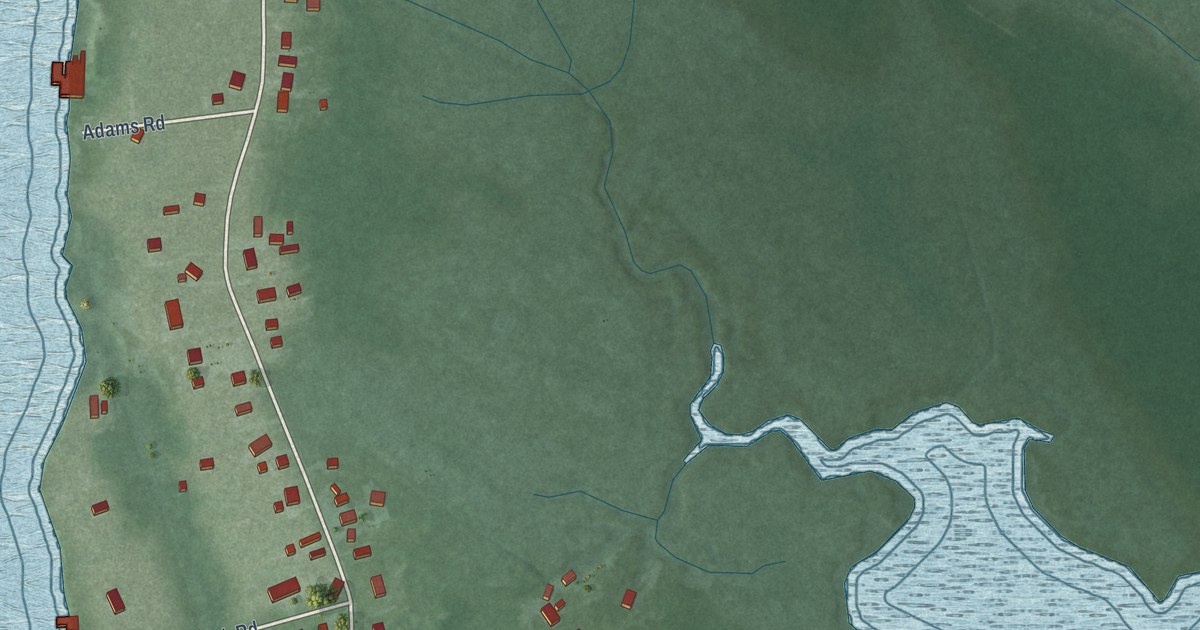 Map of Fishing Creek, Maryland in 2026