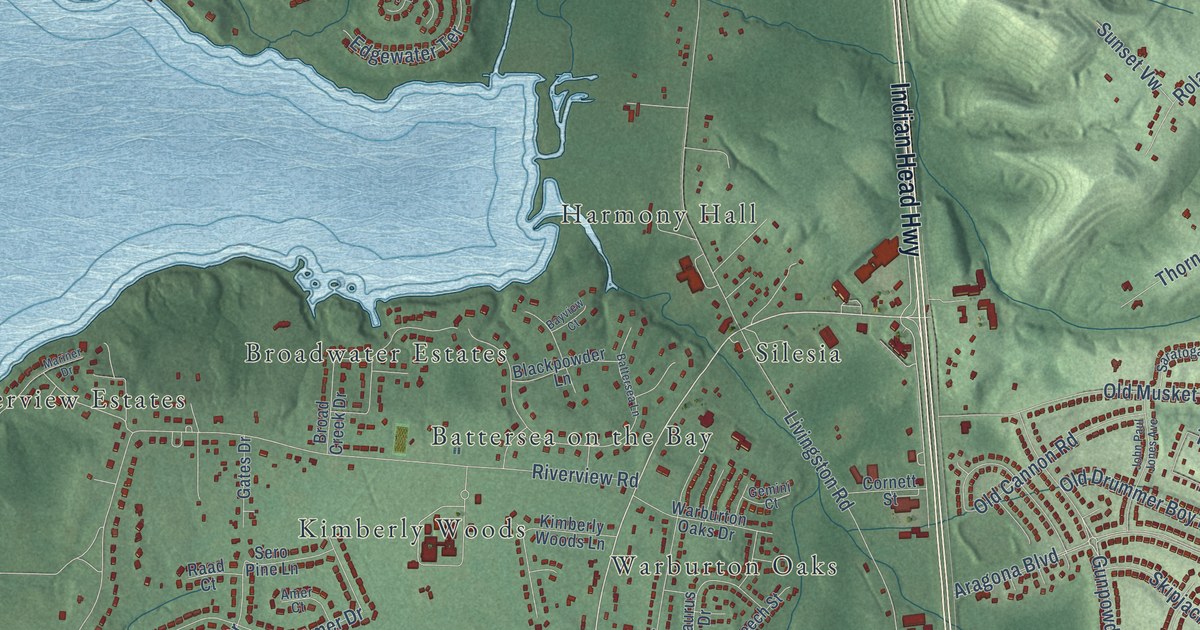 Map of Fort Washington, Maryland in 2026