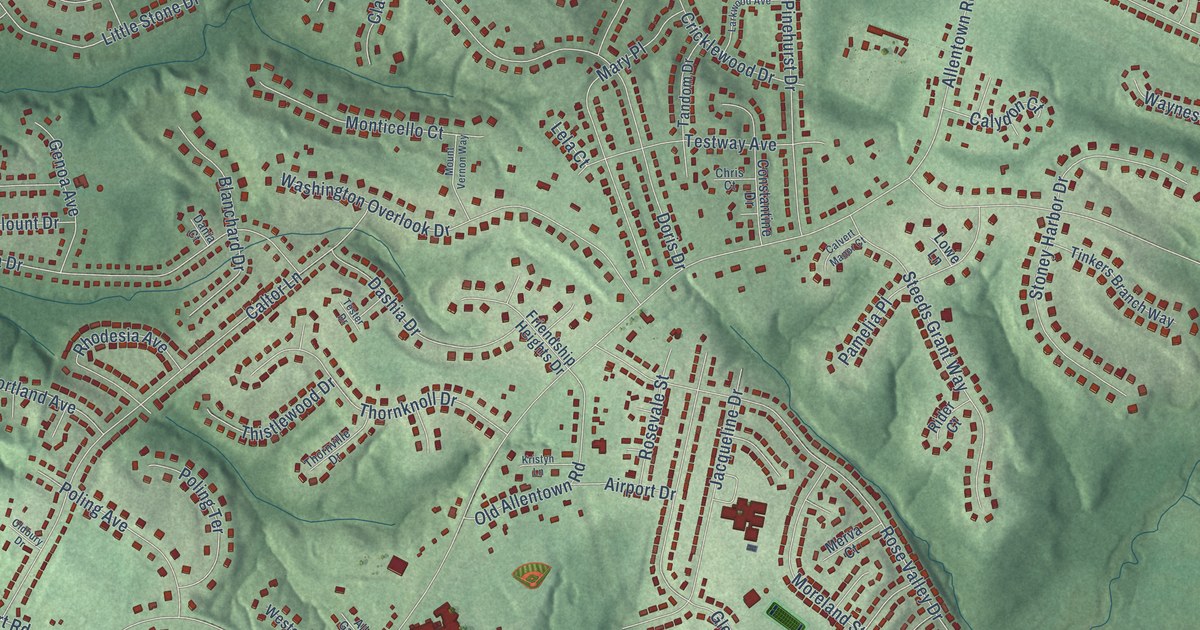 Map of Friendly, Maryland in 2026