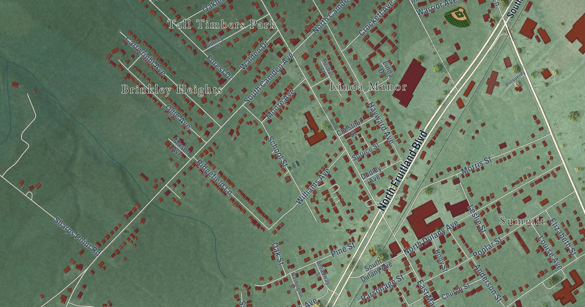Map of Fruitland, Maryland in 2026