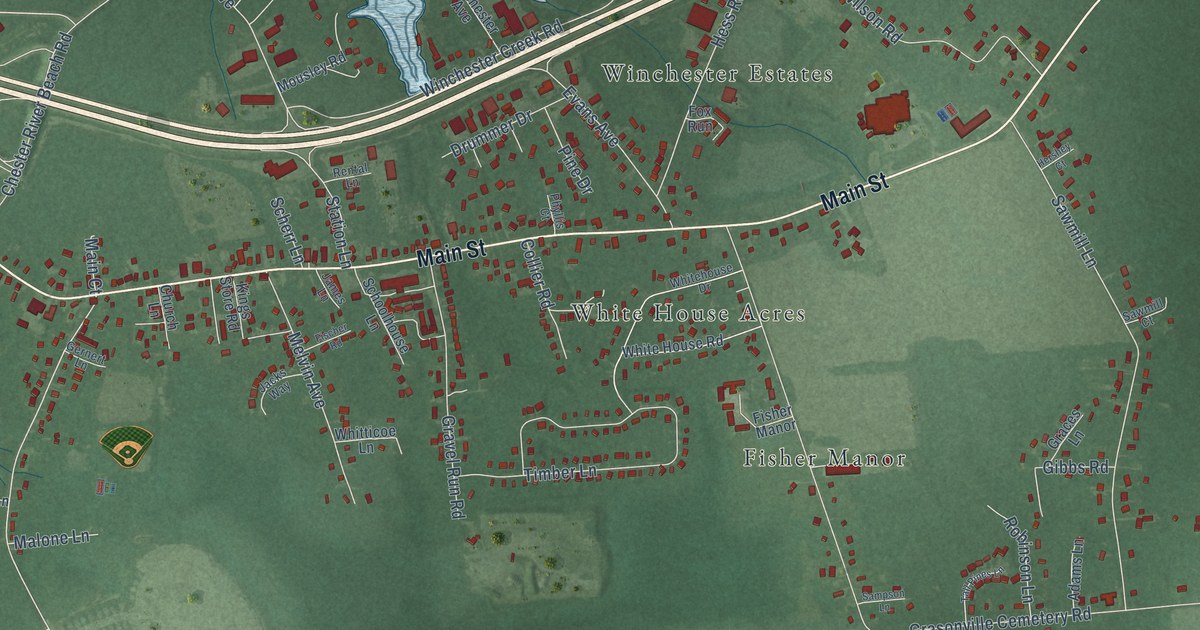 Map of Grasonville, Maryland in 2026