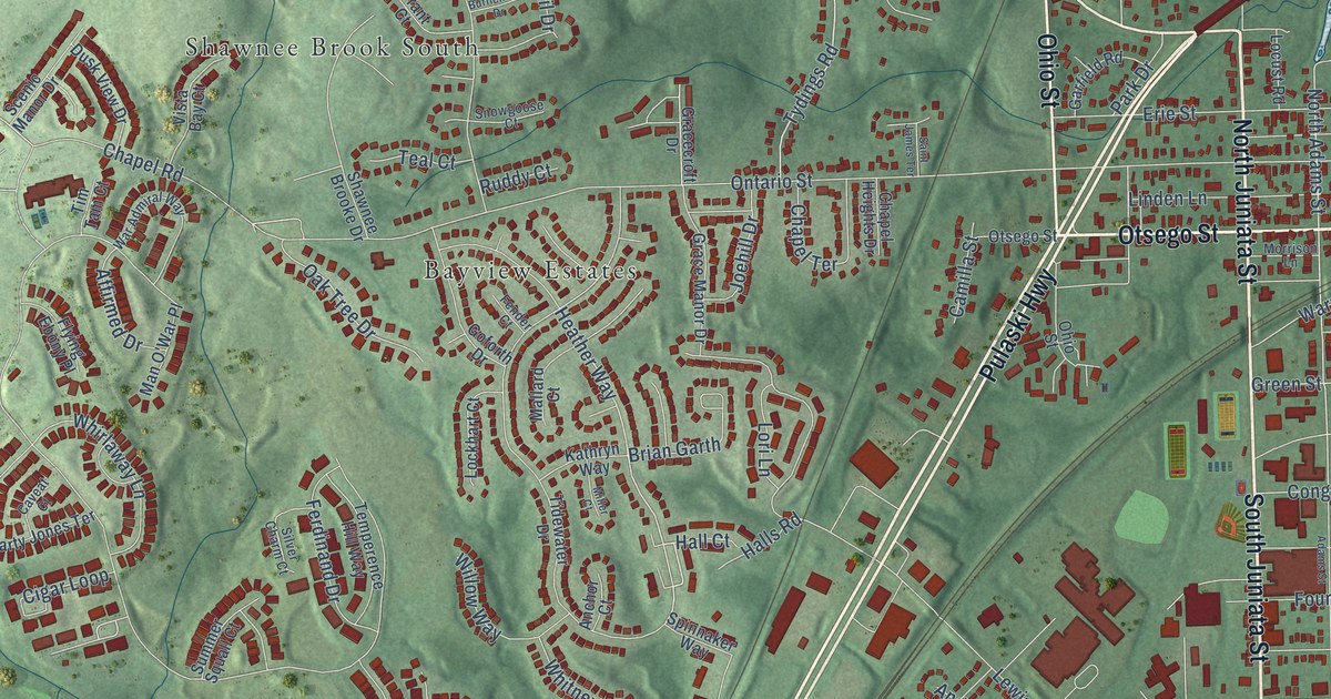 Map of Havre de Grace, Maryland in 2026