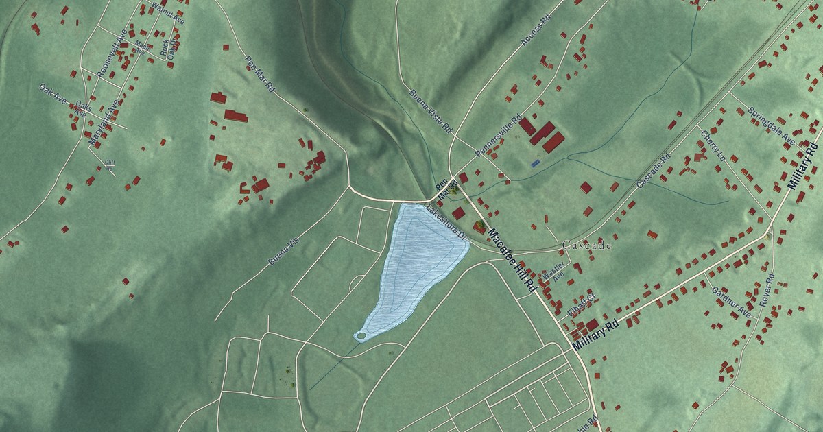 Map of Highfield-Cascade, Maryland in 2026