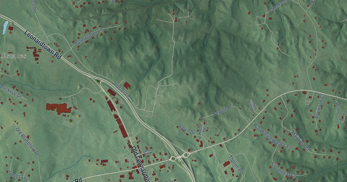 Map of Hughesville, Maryland in 2026
