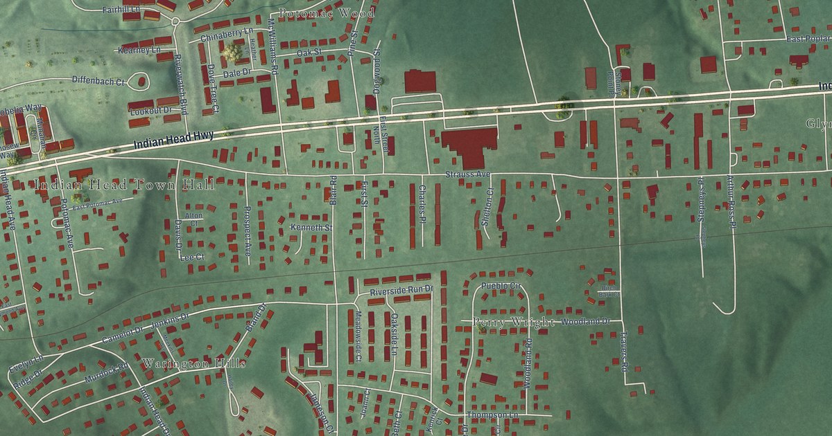 Map of Indian Head, Maryland in 2026