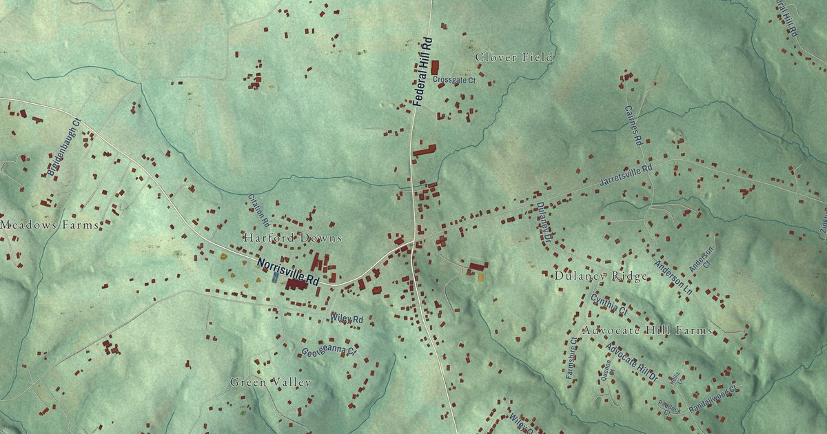 Map of Jarrettsville, Maryland in 2026