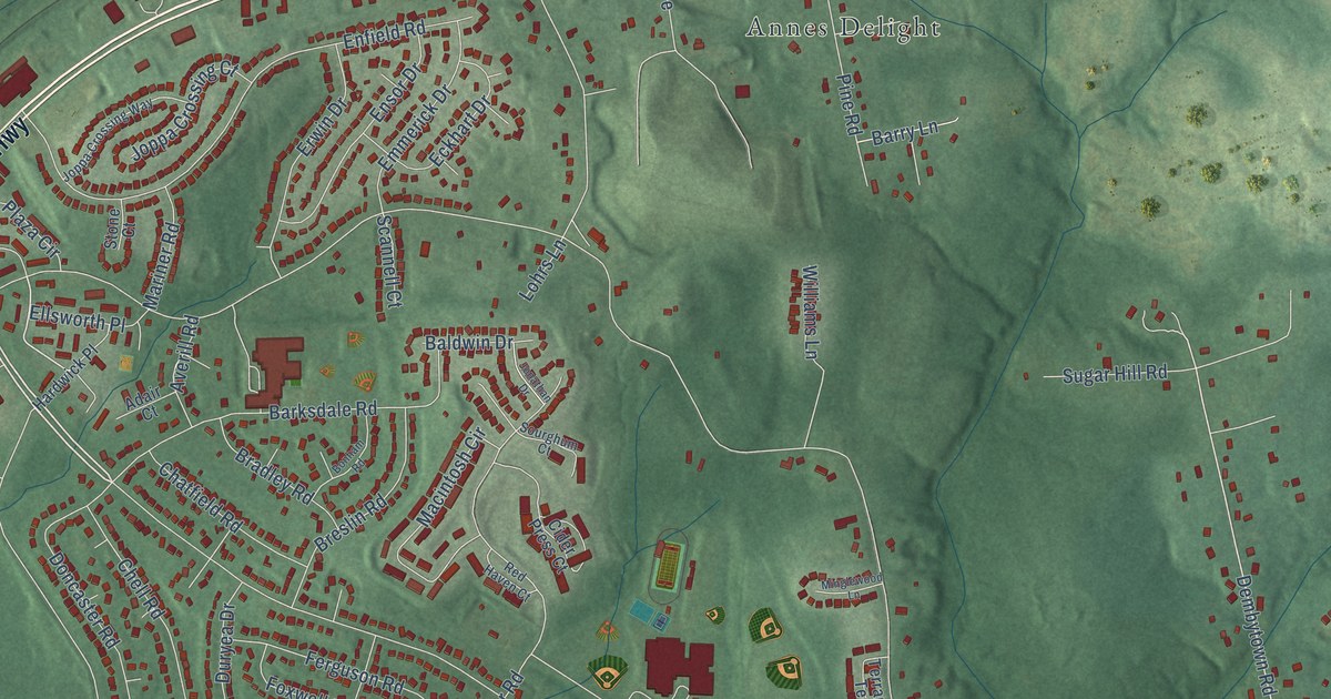 Map of Joppatowne, Maryland in 2026