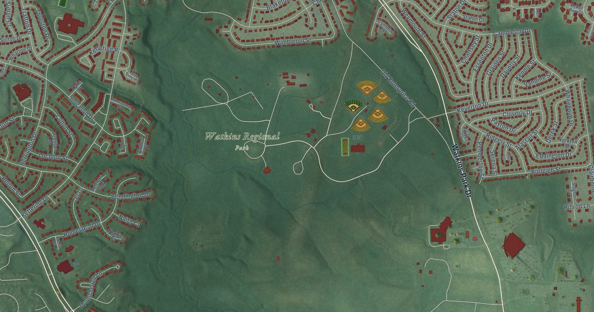 Map of Kettering, Maryland in 2026
