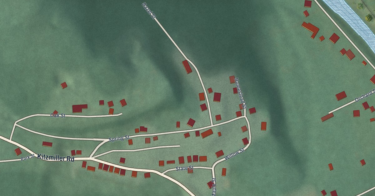 Map of Kitzmiller, Maryland in 2026
