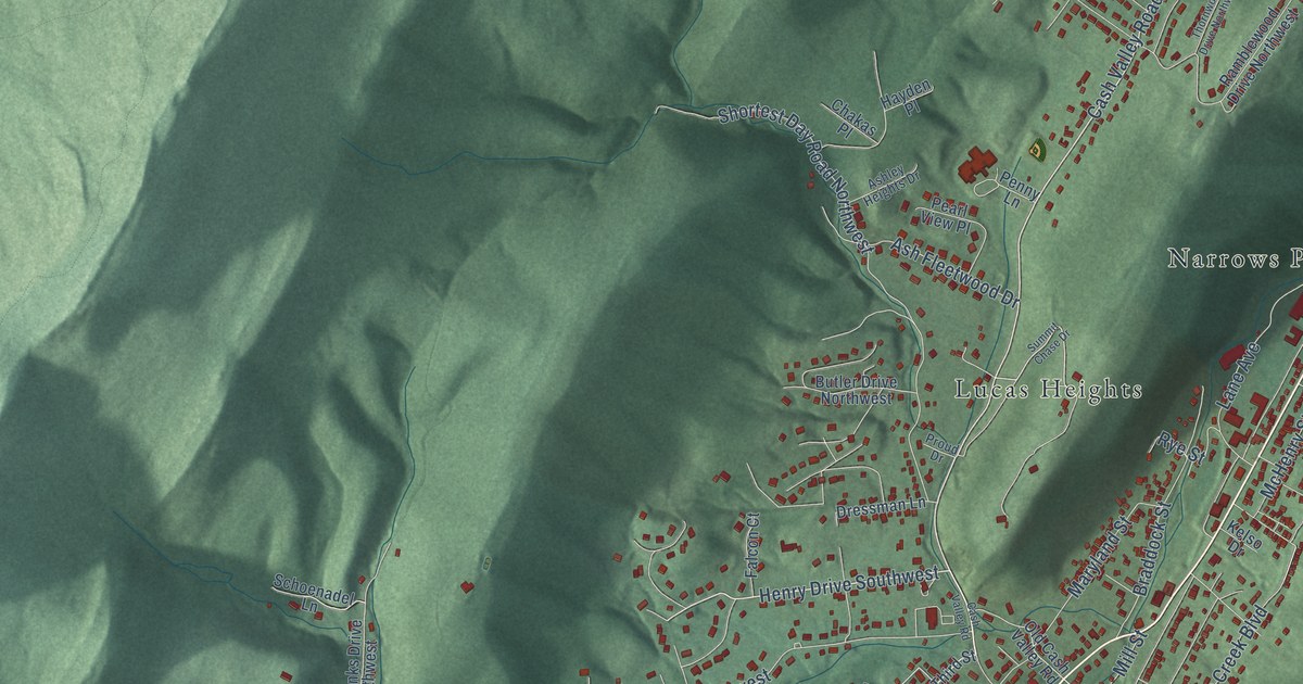 Map of La Vale, Maryland in 2026