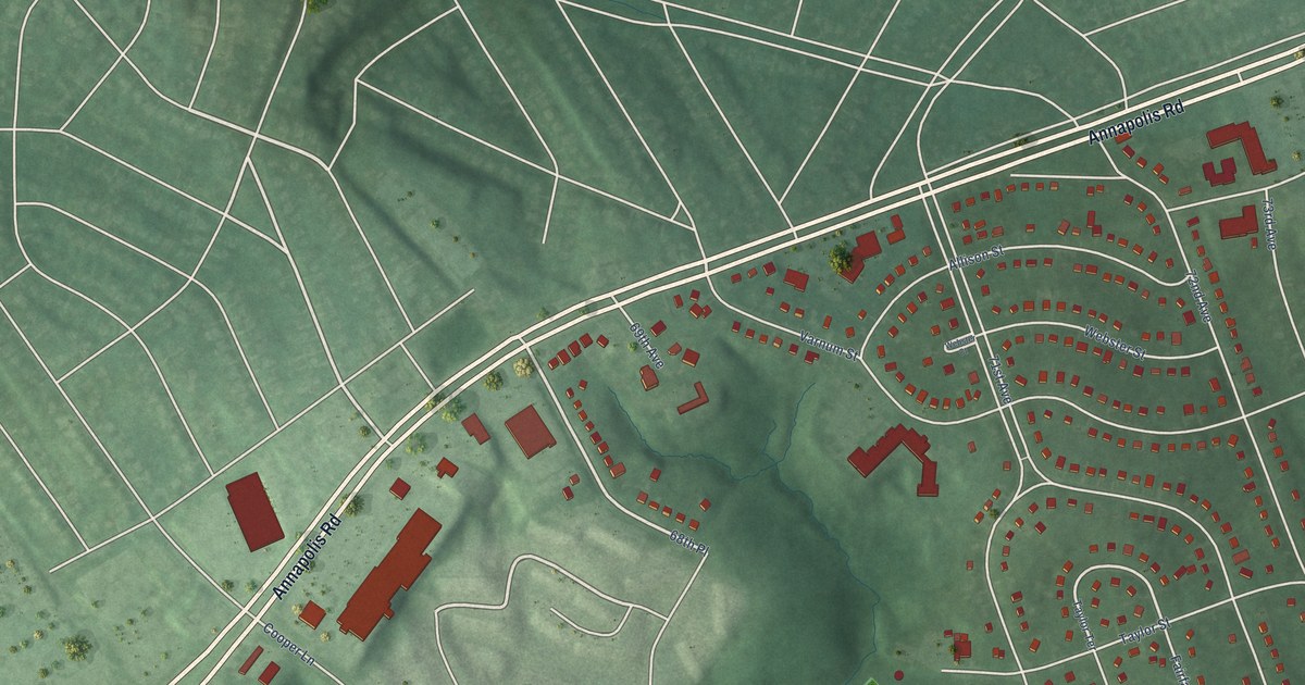Map of Landover Hills, Maryland in 2026