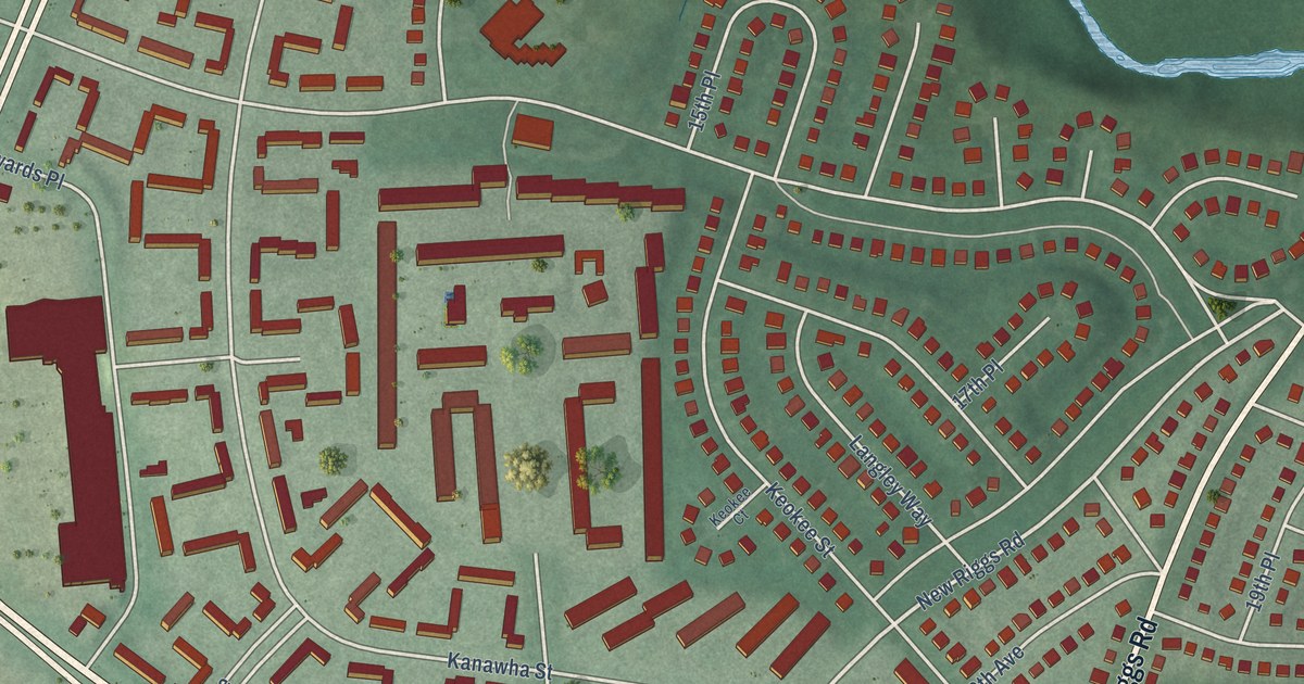 Map of Langley Park, Maryland in 2026