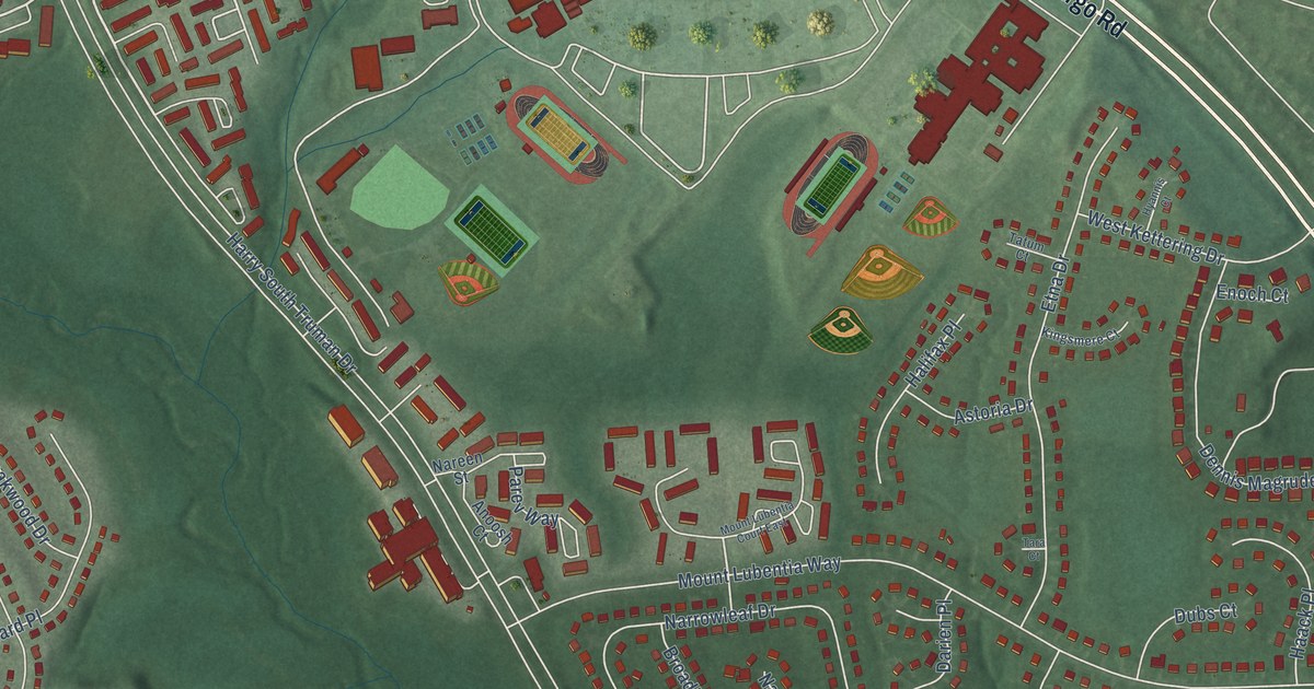 Map of Largo, Maryland in 2026