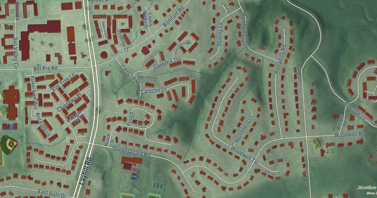 Map of Layhill, Maryland in 2026