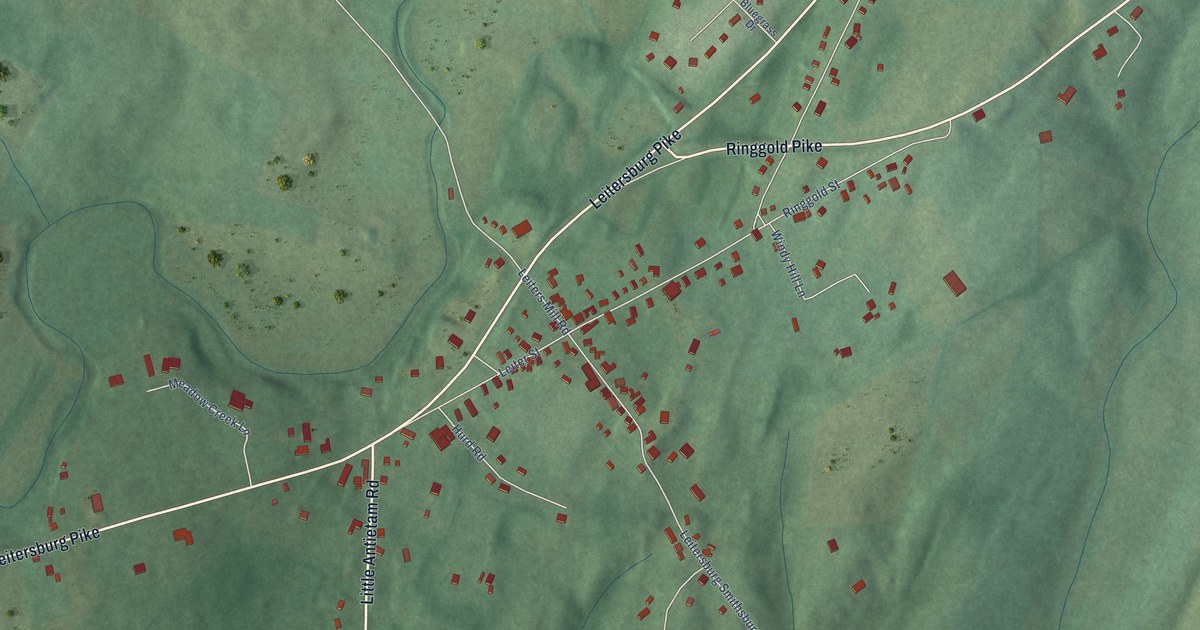 Map of Leitersburg, Maryland in 2026