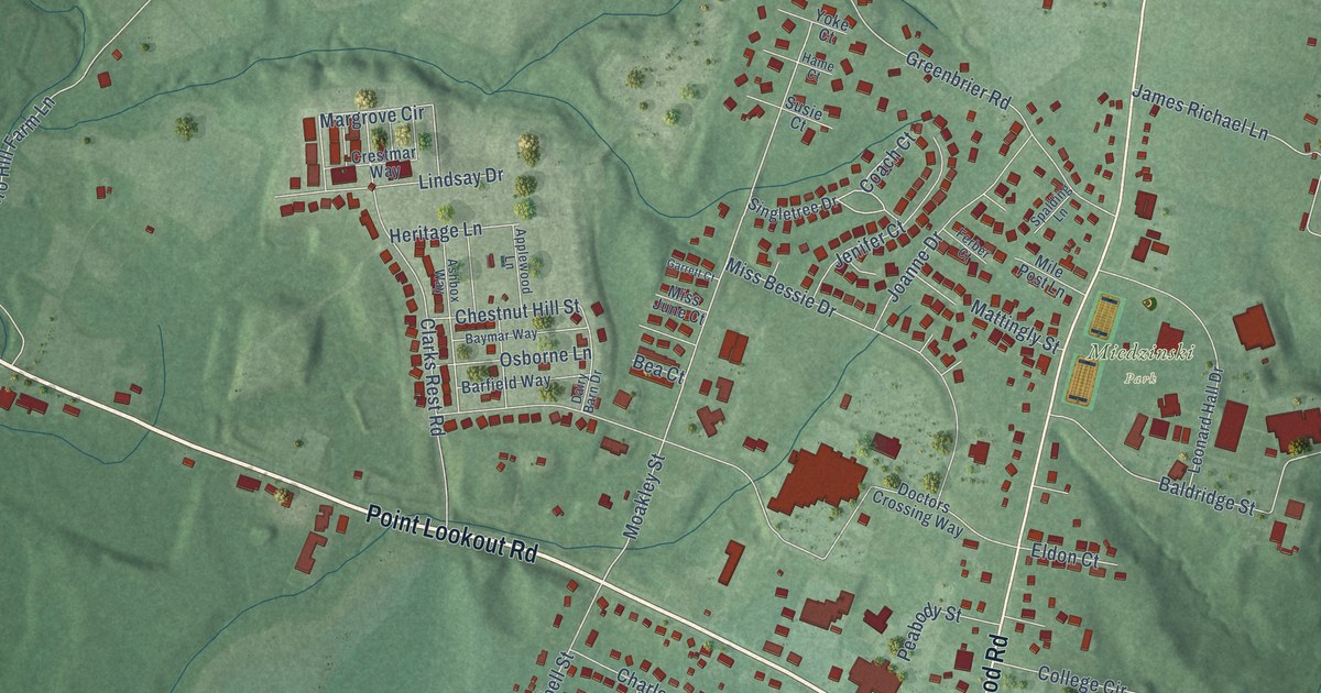 Map of Leonardtown, Maryland in 2026