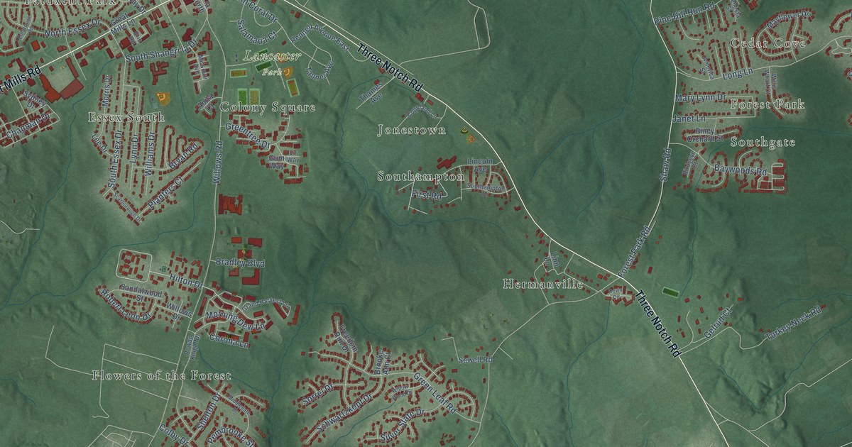 Map of Lexington Park, Maryland in 2026
