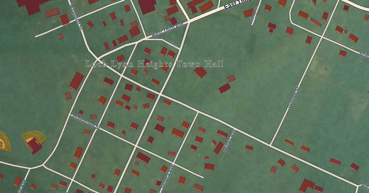 Map of Loch Lynn Heights, Maryland in 2026