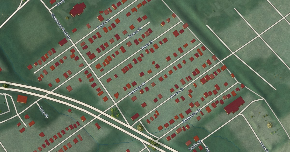 Map of Maryland Park, Maryland in 2026