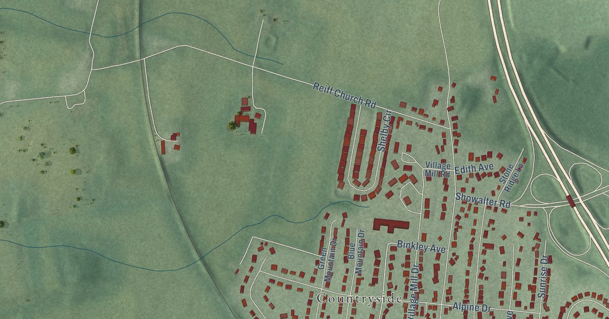 Map of Maugansville, Maryland in 2026