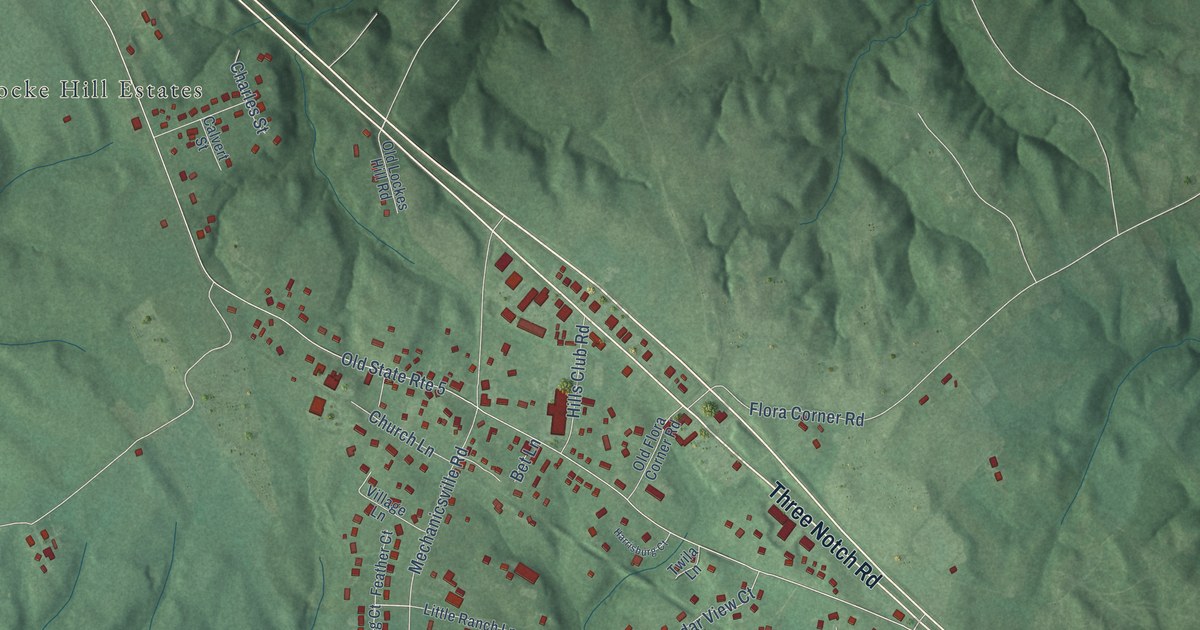 Map of Mechanicsville, Maryland in 2026