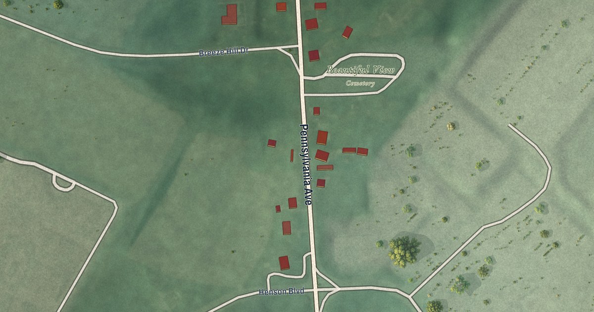 Map of Middleburg, Maryland in 2026