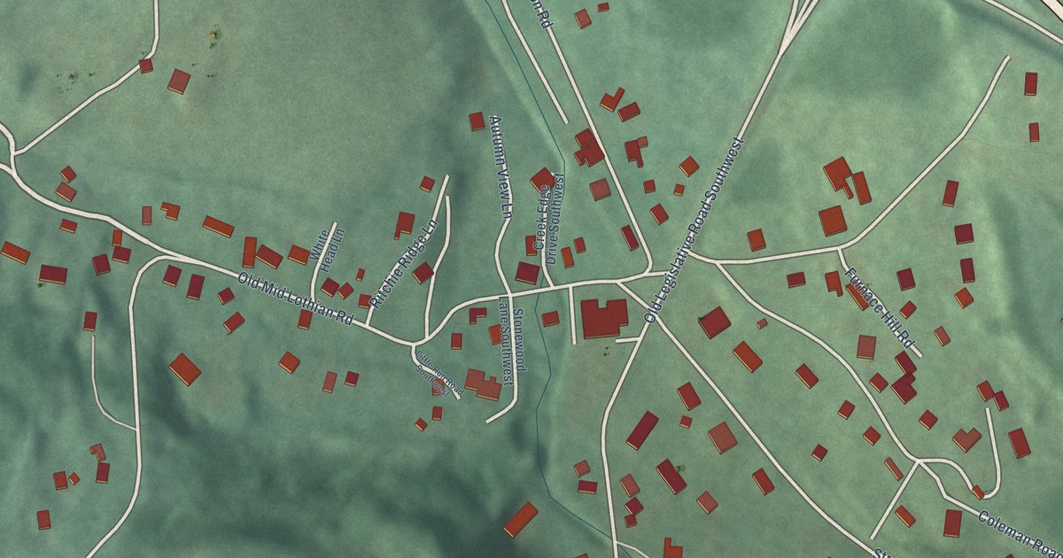 Map of Midlothian, Maryland in 2026