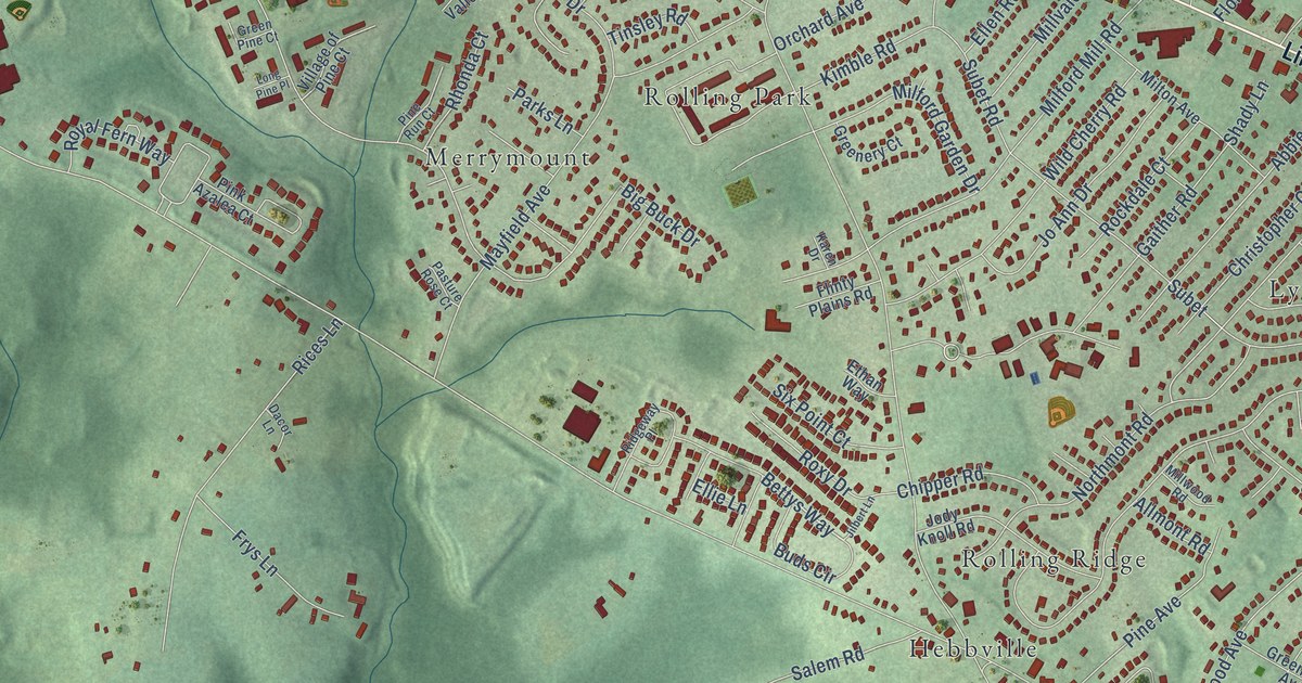 Map of Milford Mill, Maryland in 2026