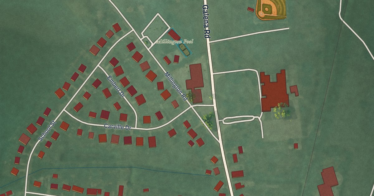 Map of Millington, Maryland in 2026
