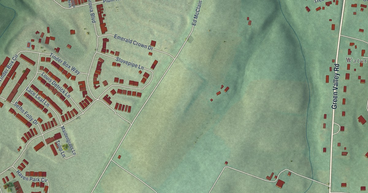 Map of Monrovia, Maryland in 2026