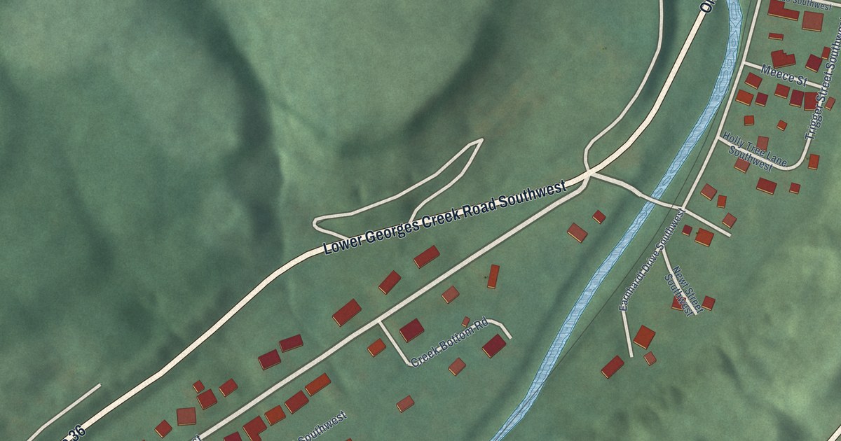 Map of Moscow, Maryland in 2026