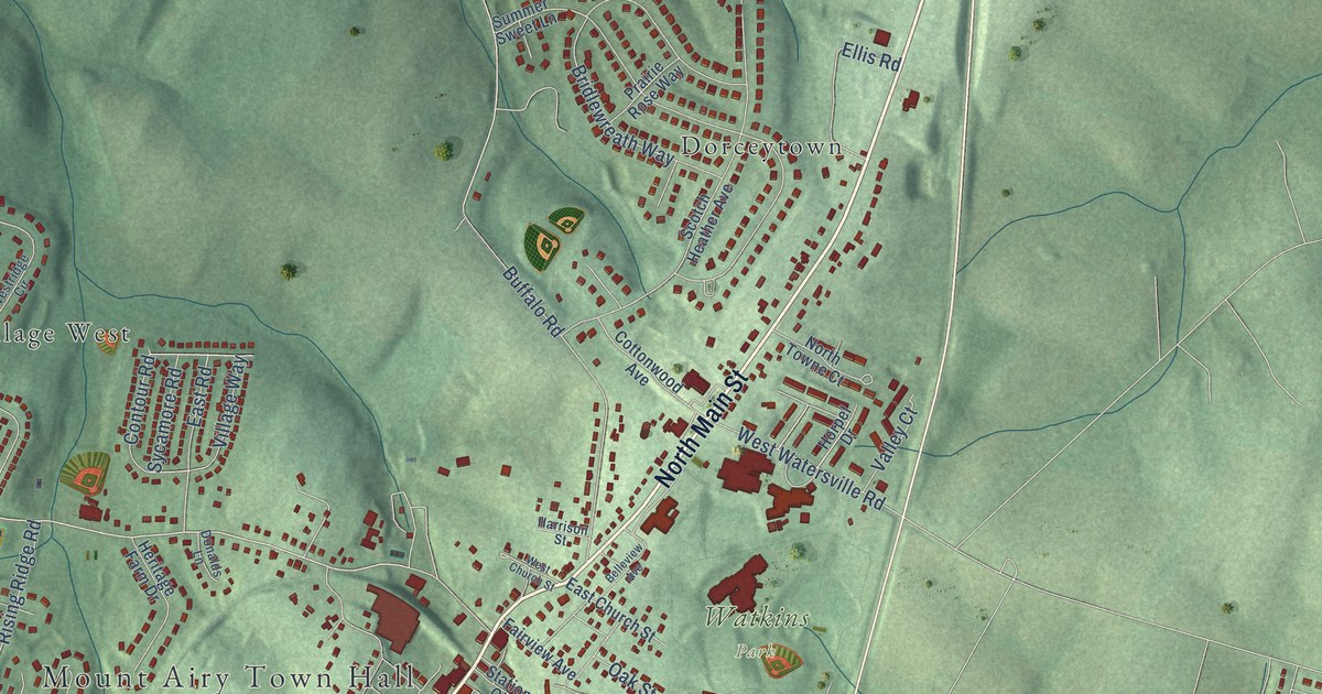 Map of Mount Airy, Maryland in 2026