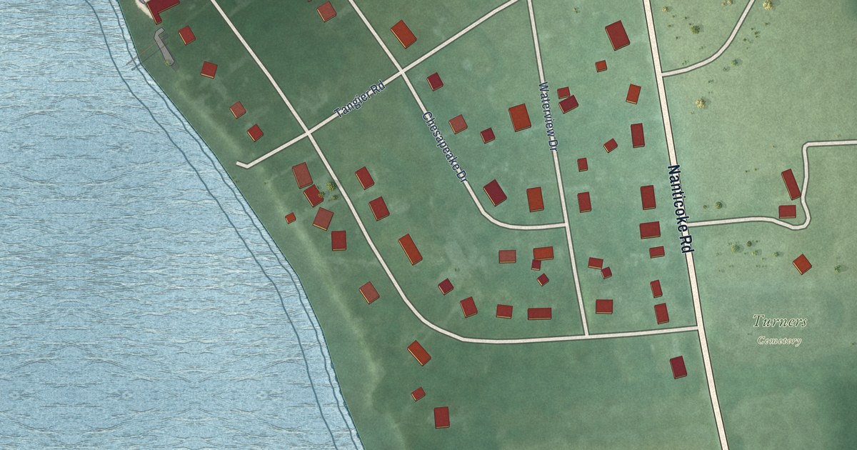 Map of Nanticoke Acres, Maryland in 2026
