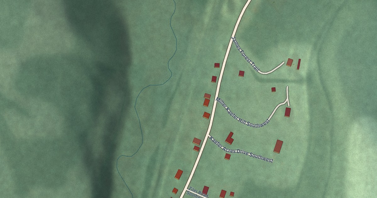 Map of National, Maryland in 2026