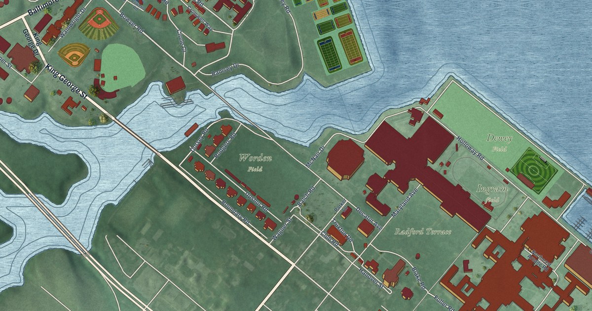Map of Naval Academy, Maryland in 2026