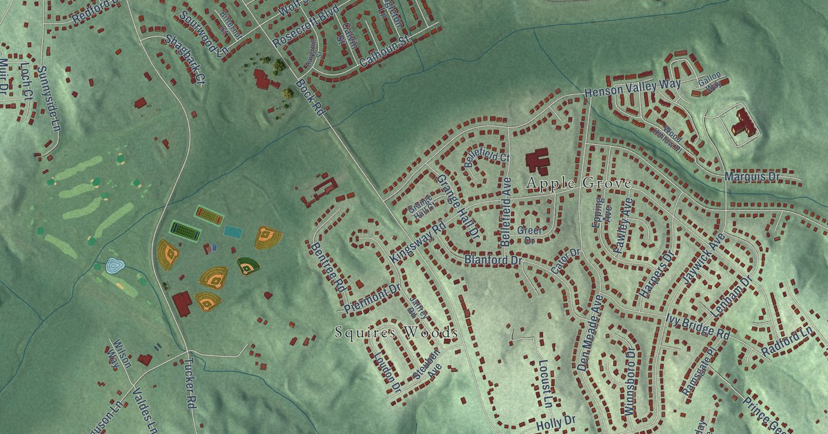 Map of Oxon Hill, Maryland in 2026