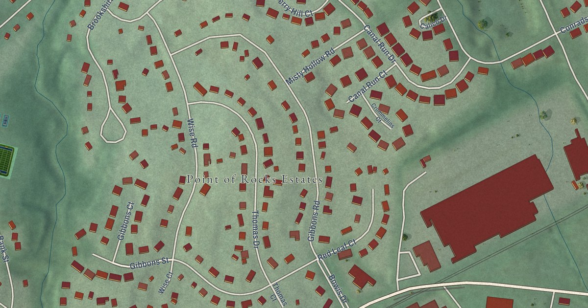 Map of Point of Rocks, Maryland in 2026